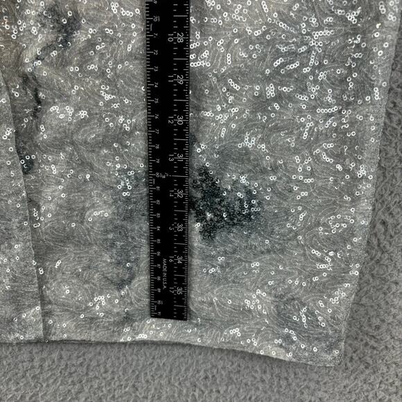 Ralph Lauren Sequin Dress 6 Glam MOB Cocktail Formal Floral Sheath Sleeveless - Picture 9 of 12